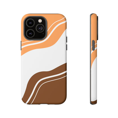 Caramel Cream Wave Tough Phone Case