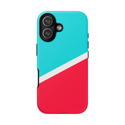 Aqua Pop Colorblock Tough Phone Case