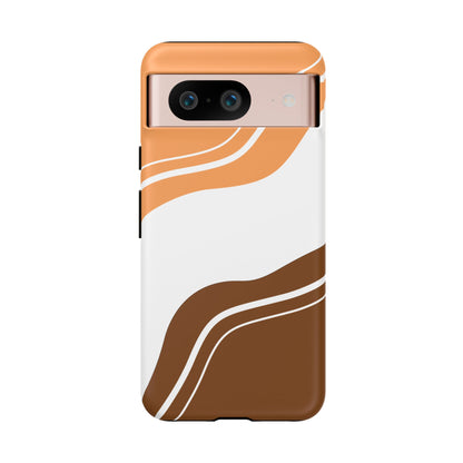 Caramel Cream Wave Tough Phone Case