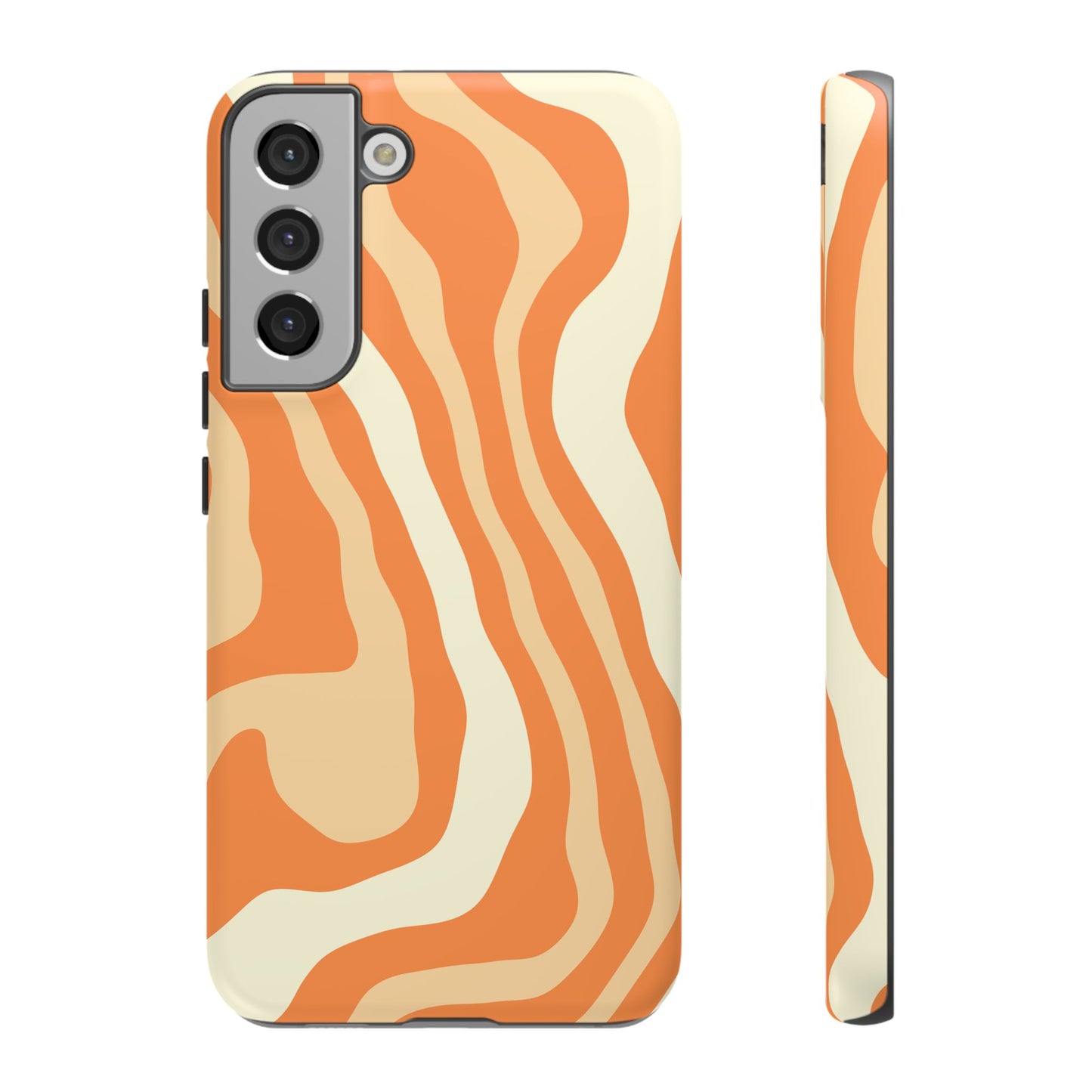Peach Cream Swirl Tough Phone Case