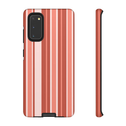 Terracotta Stripe Tough Phone Case
