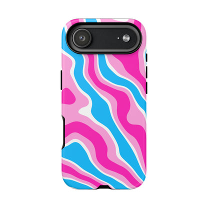 Candy Aqua Wave Tough Phone Case