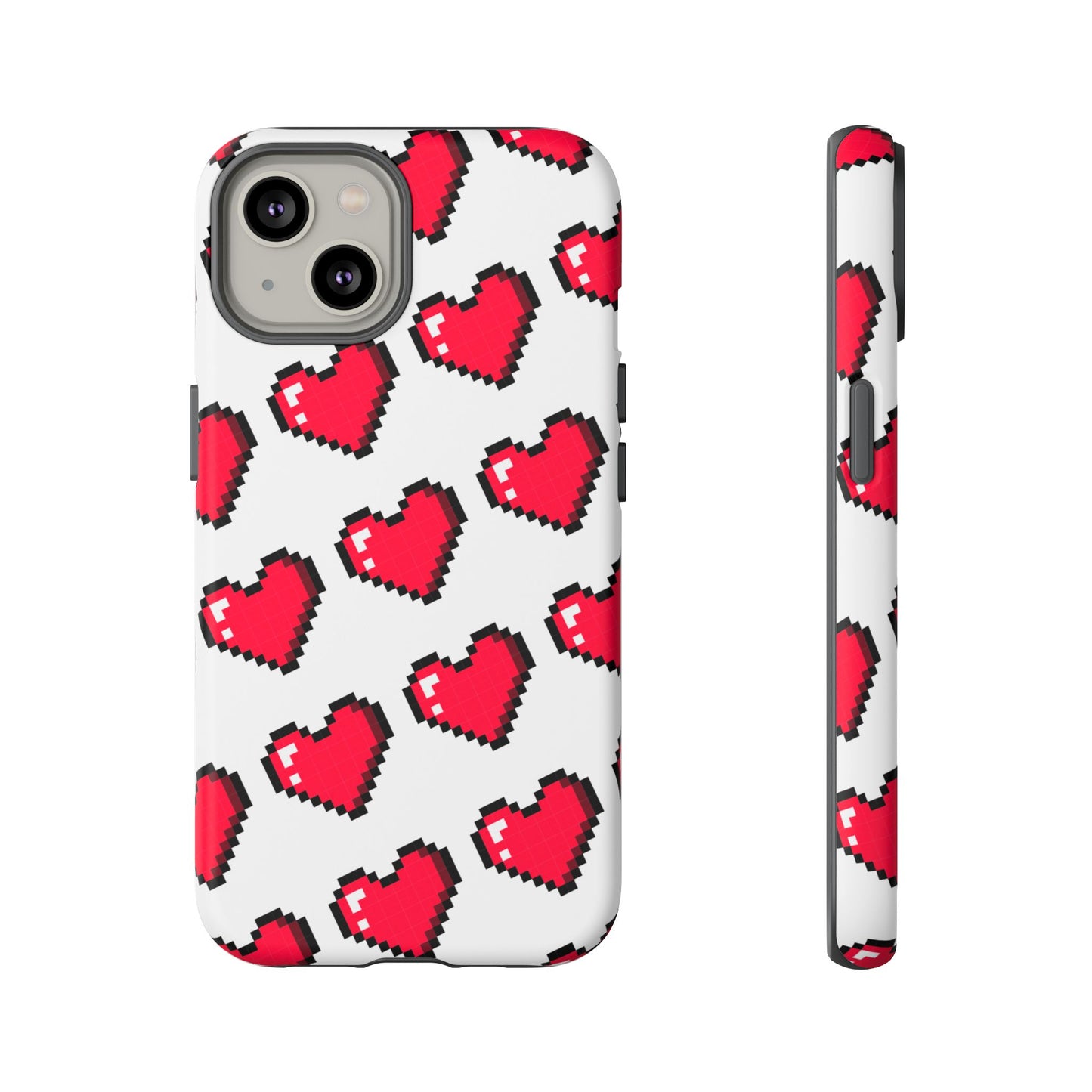 Pixel Heart Tough Phone Case