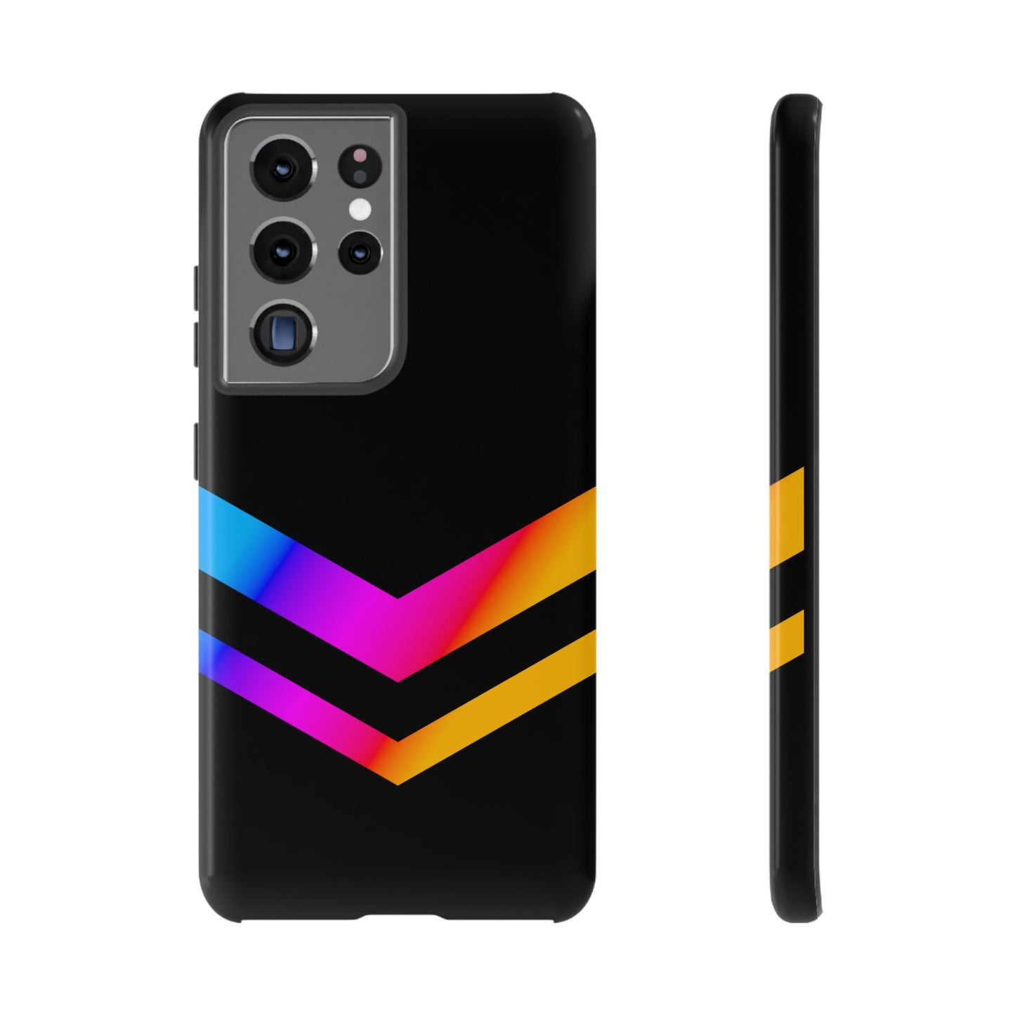 Neon V-Stripe Tough Phone Case