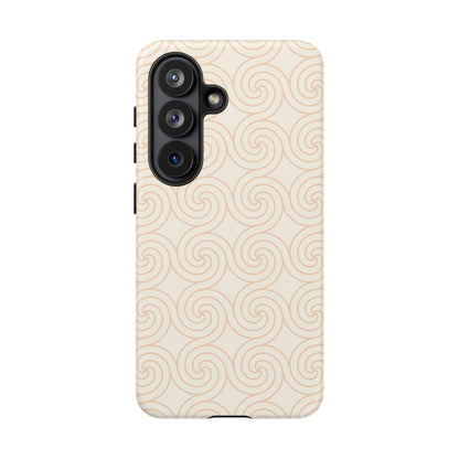 Soft Sand Spiral Tough Phone Case