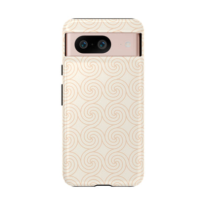 Soft Sand Spiral Tough Phone Case