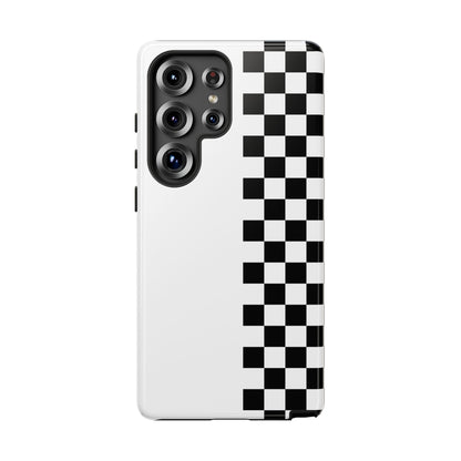 Checker Stripe Tough Phone Case