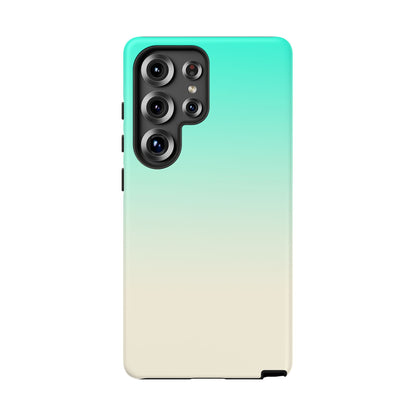 Aqua Cream Gradient Tough Phone Case
