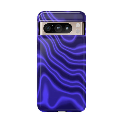 Neon Purple Flow Tough Phone Case