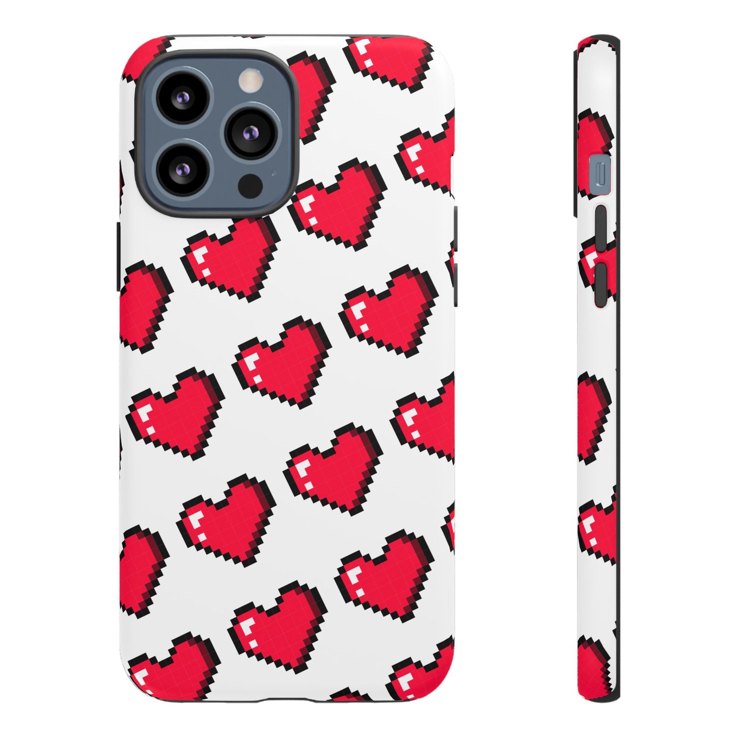 Pixel Heart Tough Phone Case