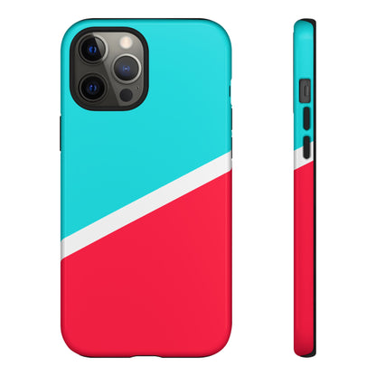 Aqua Pop Colorblock Tough Phone Case