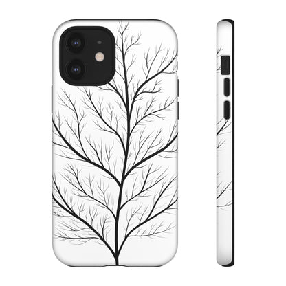 Black Branch Tree Tough Phone Case