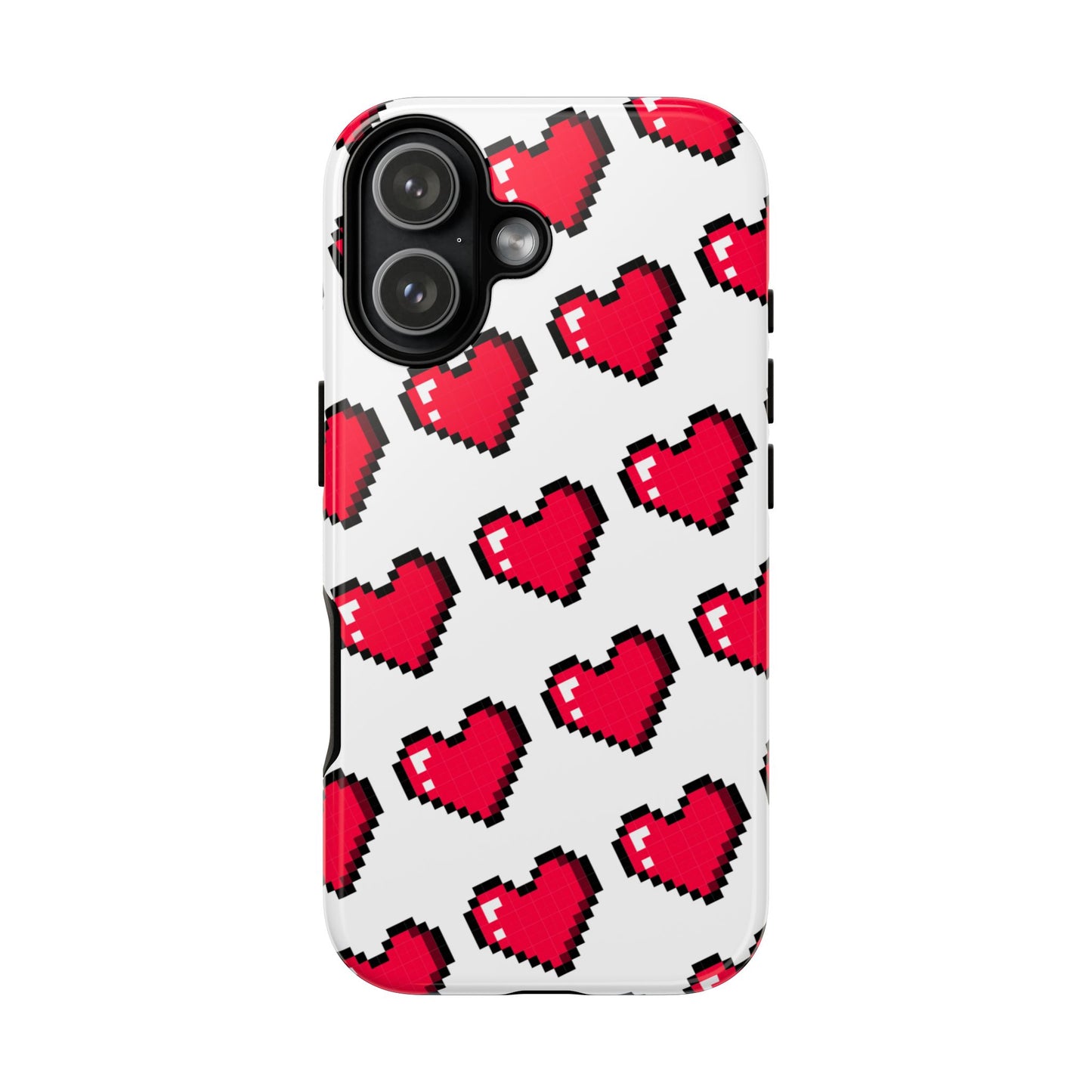 Pixel Heart Tough Phone Case