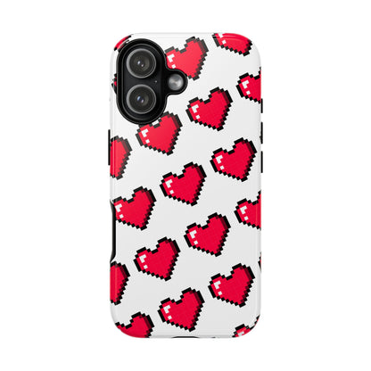 Pixel Heart Tough Phone Case