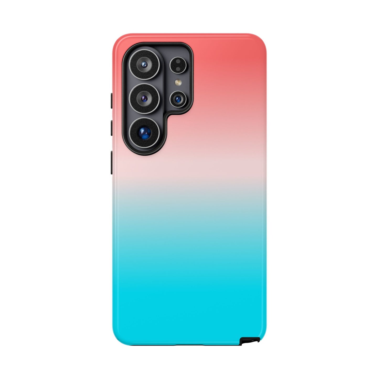 Pink Aqua Gradient Tough Phone Case