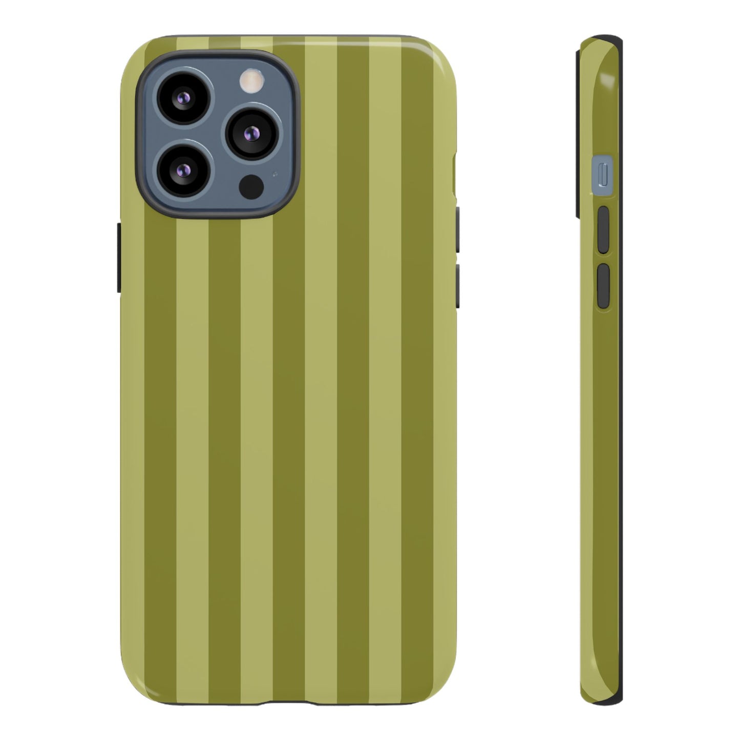 Olive Stripe Tough Phone Case