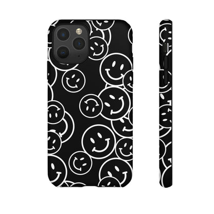 Happy Face Pattern Tough Phone Case