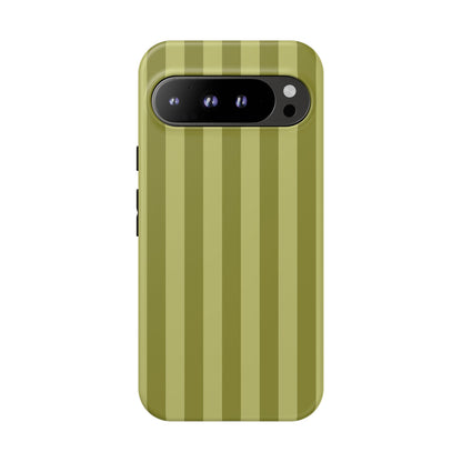 Olive Stripe Tough Phone Case