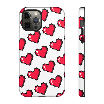 Pixel Heart Tough Phone Case