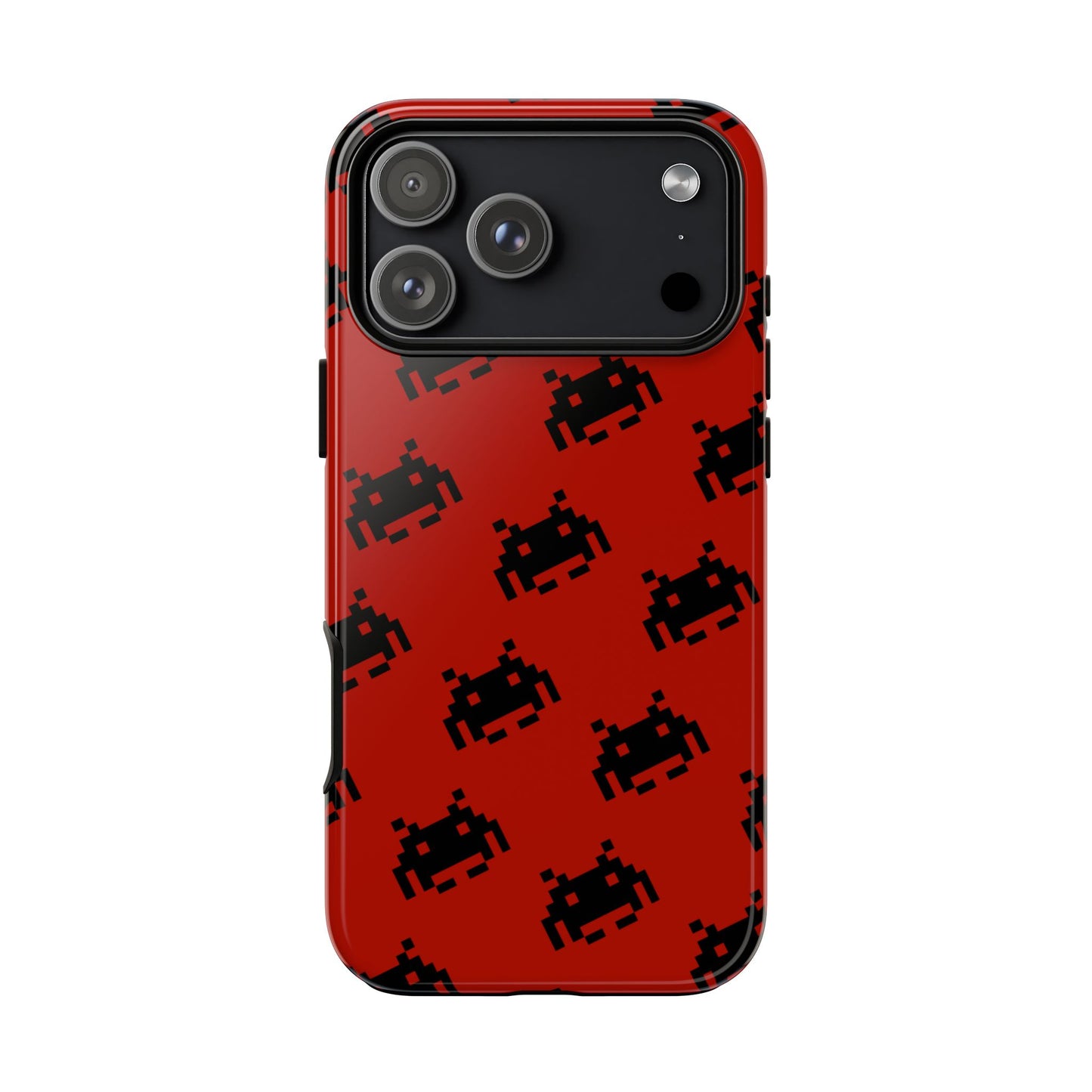 Red Pixel Alien Tough Phone Case