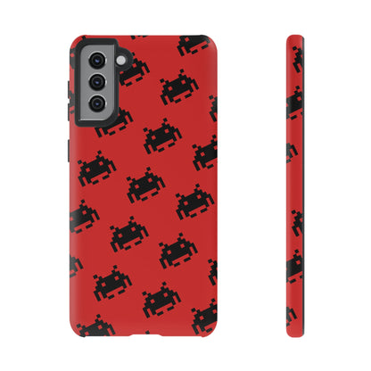 Red Pixel Alien Tough Phone Case