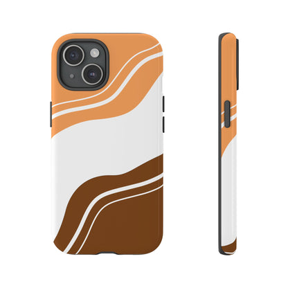 Caramel Cream Wave Tough Phone Case