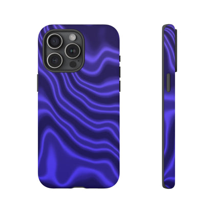 Neon Purple Flow Tough Phone Case