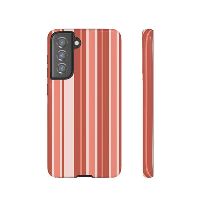 Terracotta Stripe Tough Phone Case