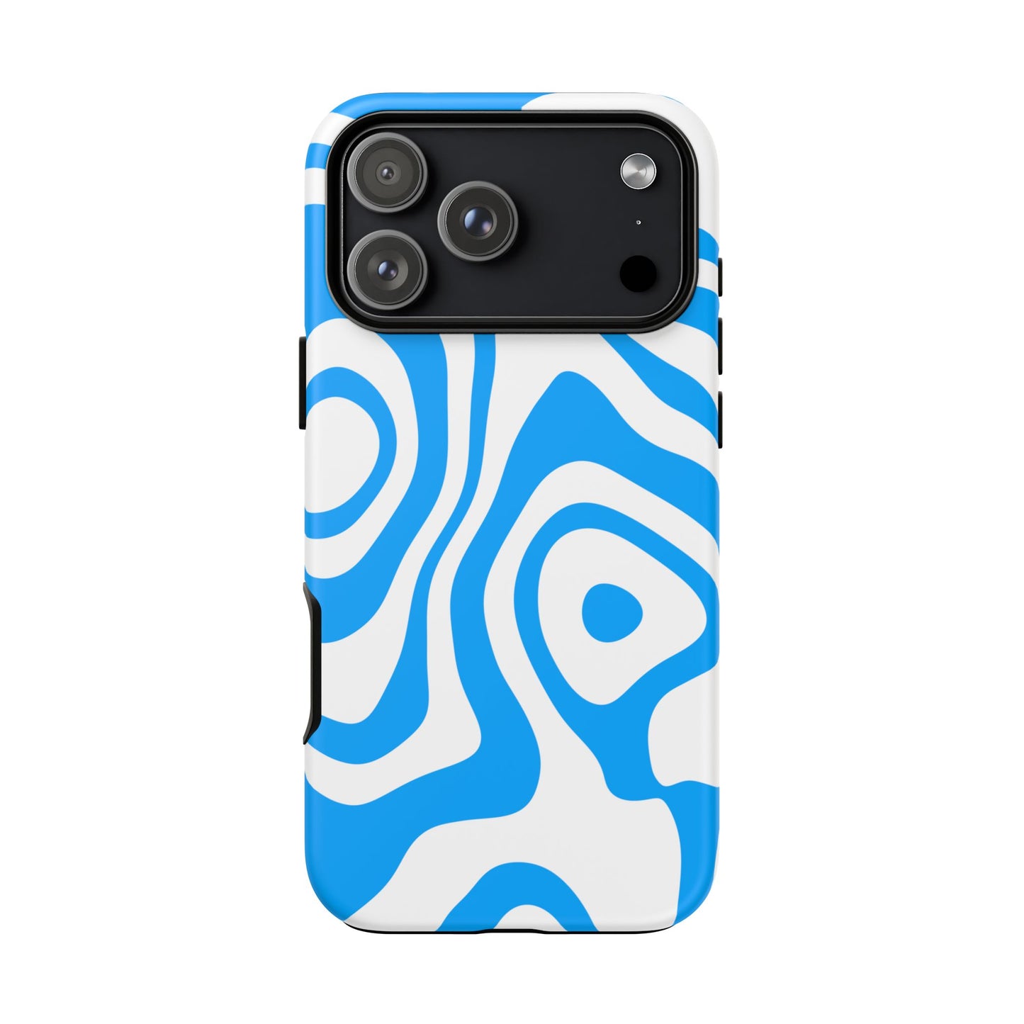 Blue Contour Tough Phone Case