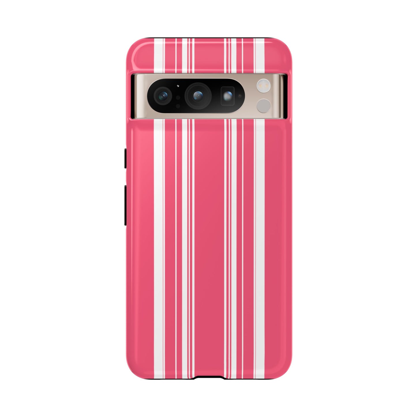 Pink Prep Stripe Tough Phone Case