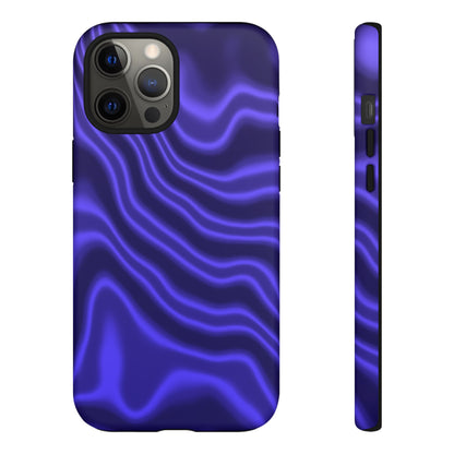 Neon Purple Flow Tough Phone Case