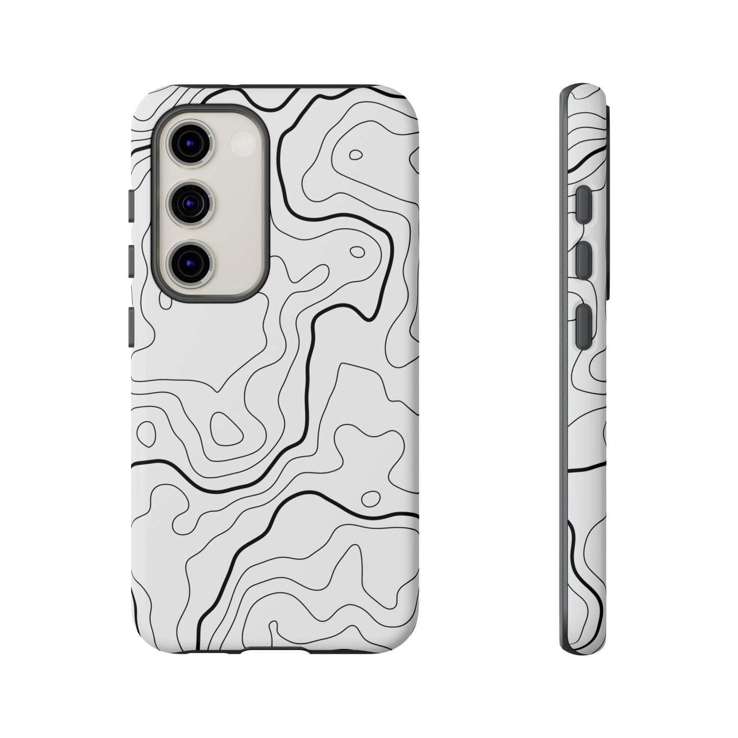 Minimal Topographic Tough Phone Case