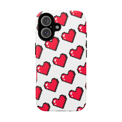 Pixel Heart Tough Phone Case