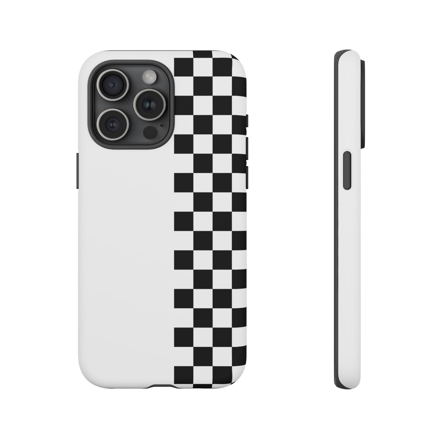 Checker Stripe Tough Phone Case