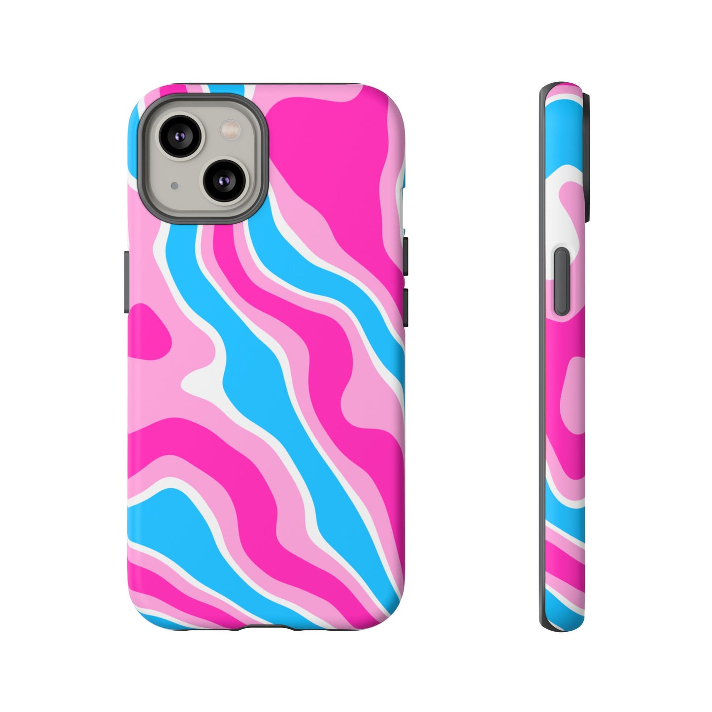 Candy Aqua Wave Tough Phone Case