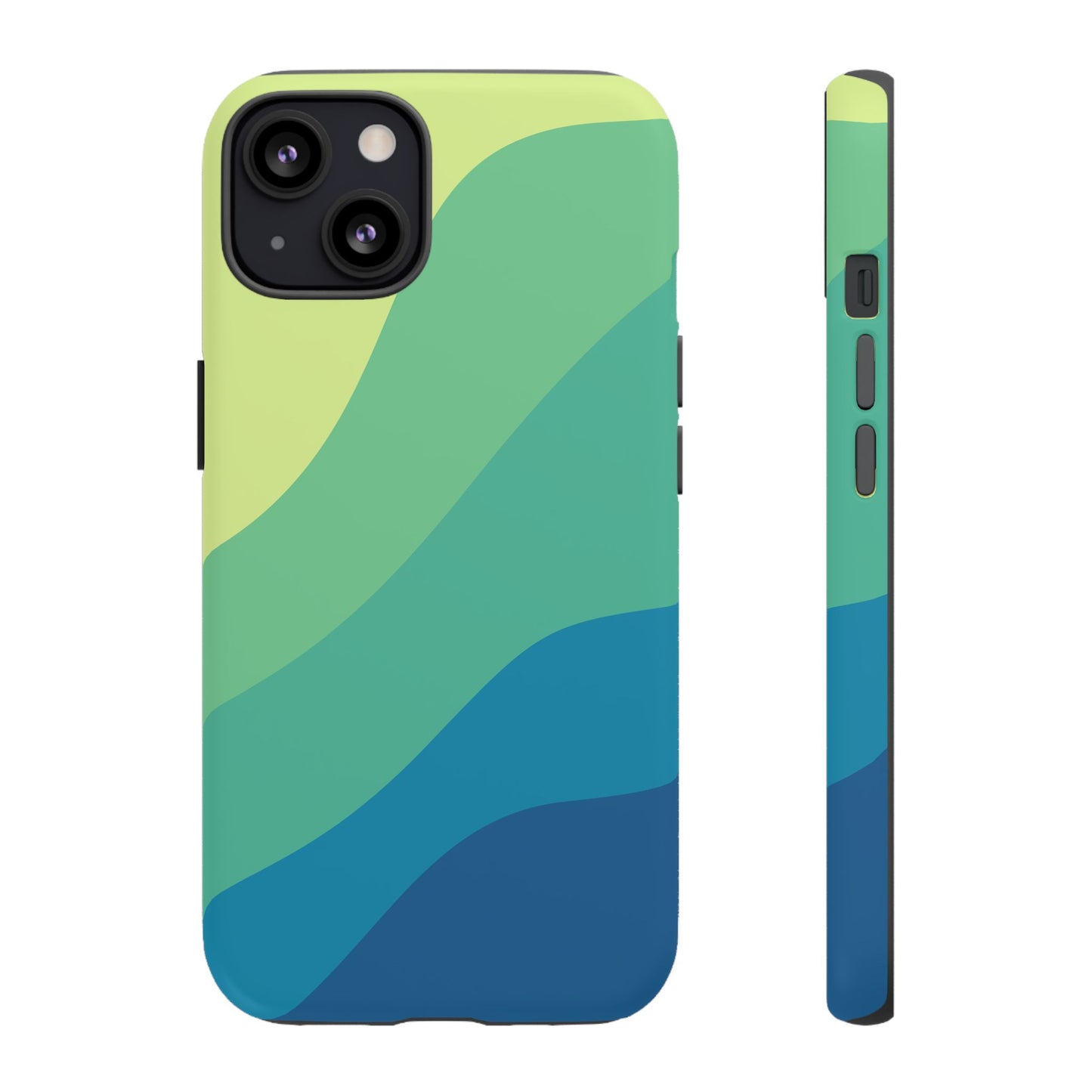 Coastal Green Wave Tough Phone Case