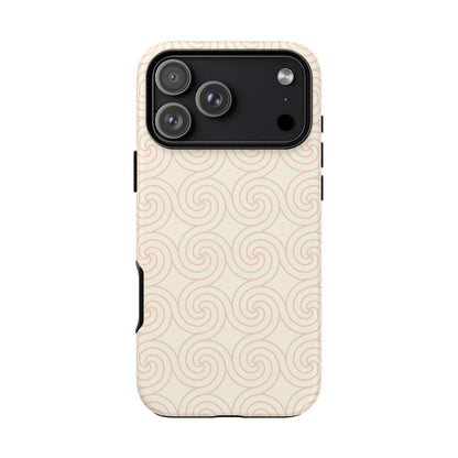 Soft Sand Spiral Tough Phone Case