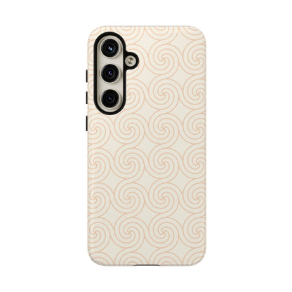 Soft Sand Spiral Tough Phone Case