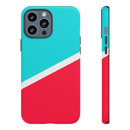 Aqua Pop Colorblock Tough Phone Case