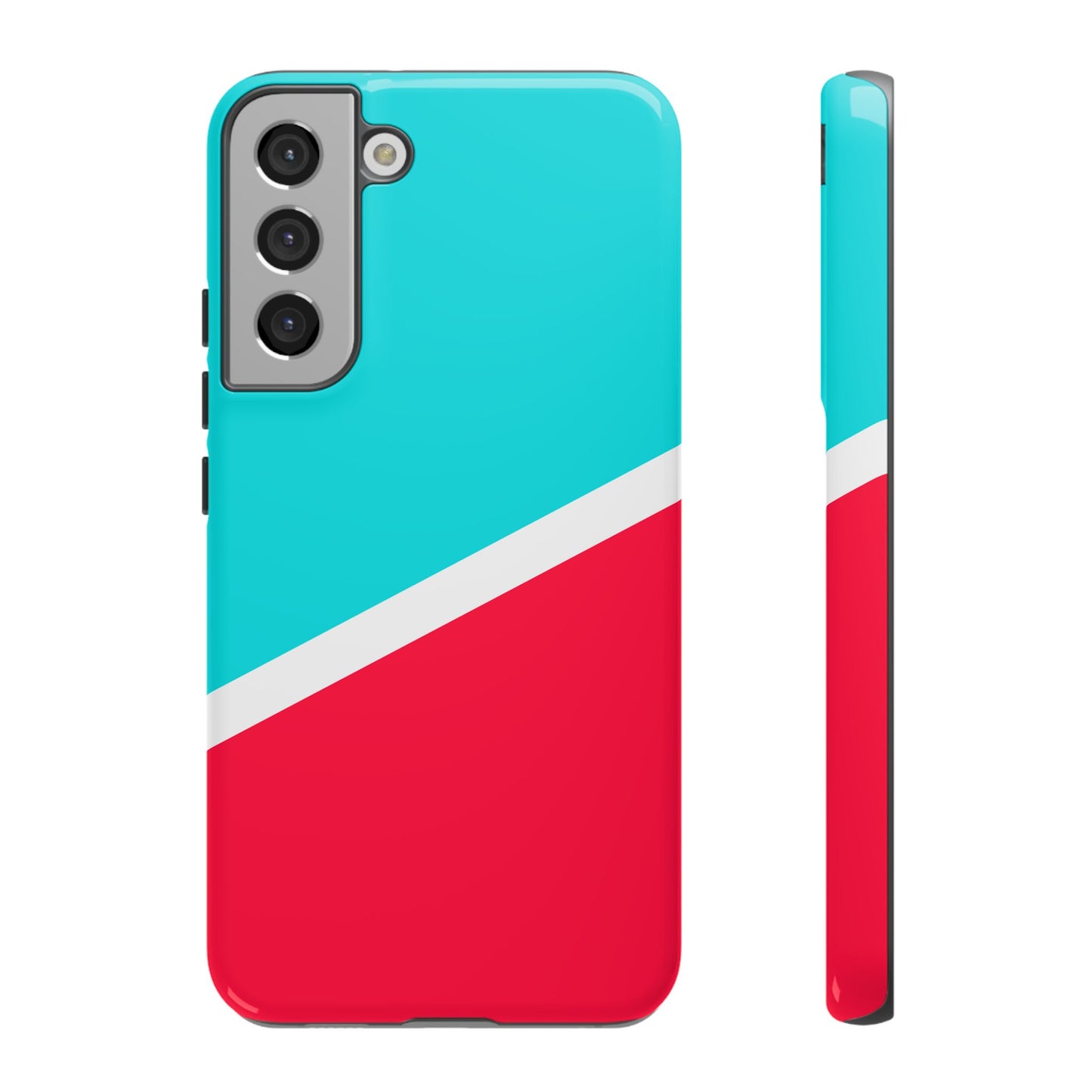 Aqua Pop Colorblock Tough Phone Case