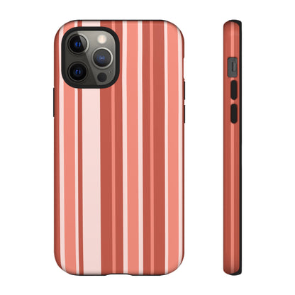 Terracotta Stripe Tough Phone Case