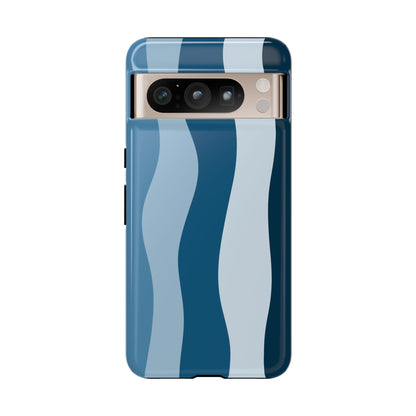 Blue Tide Wave Tough Phone Case