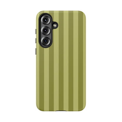 Olive Stripe Tough Phone Case