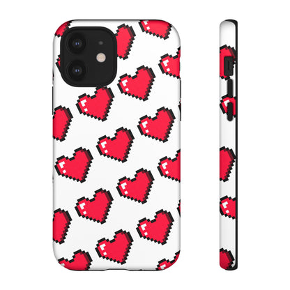 Pixel Heart Tough Phone Case