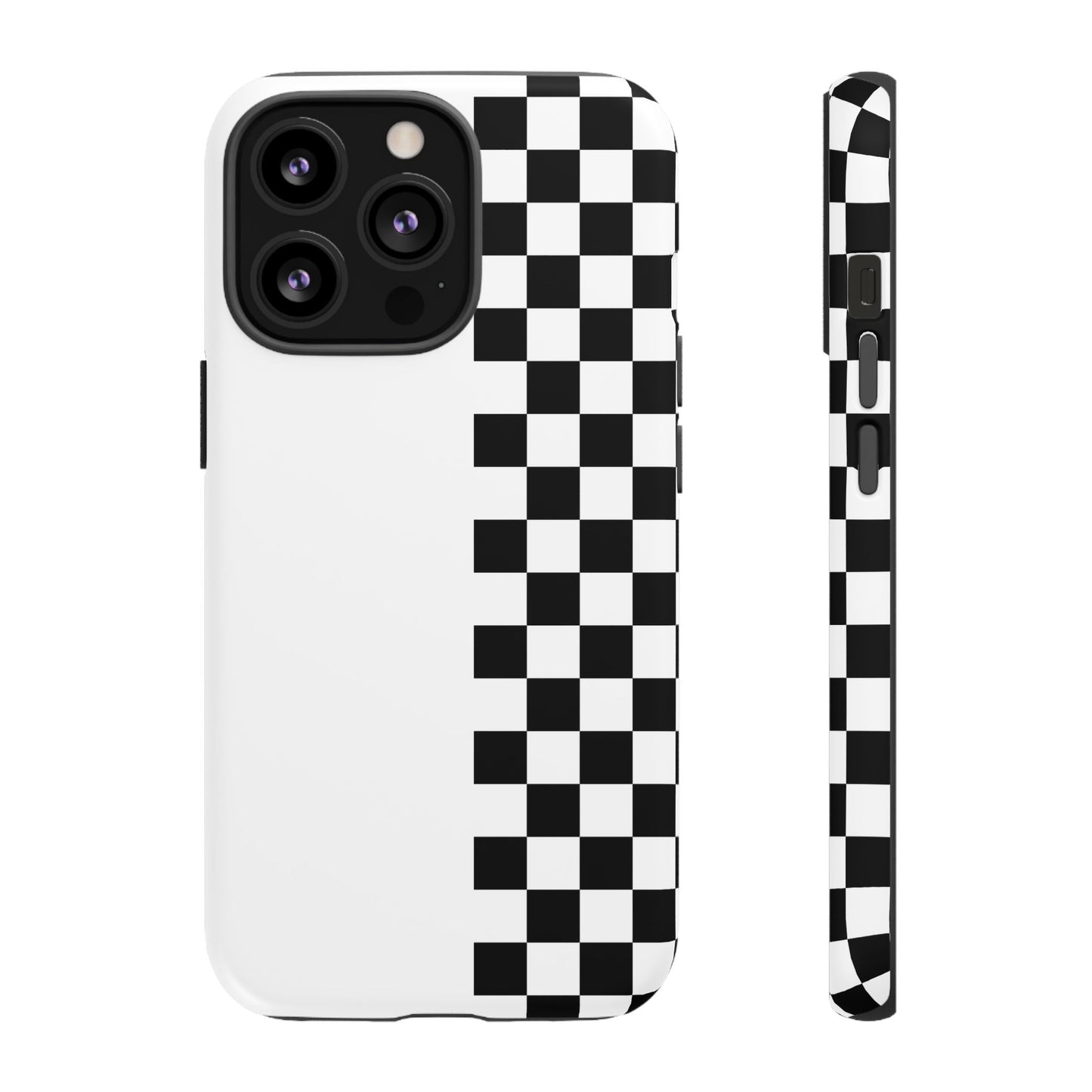 Checker Stripe Tough Phone Case