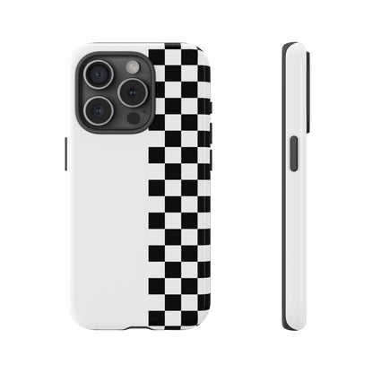 Checker Stripe Tough Phone Case