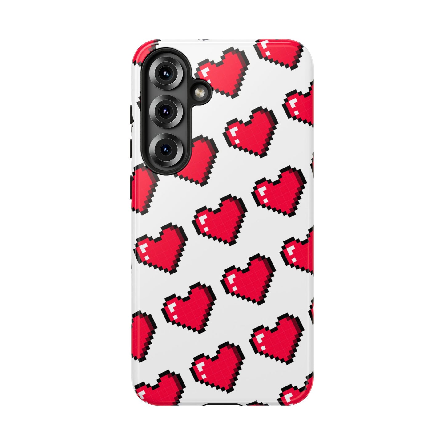 Pixel Heart Tough Phone Case