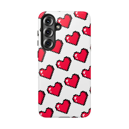 Pixel Heart Tough Phone Case