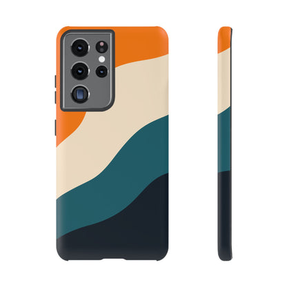 Blue Tide Wave Tough Phone Case