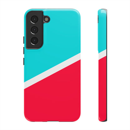 Aqua Pop Colorblock Tough Phone Case